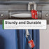 Fosmon TSA Approved Cable Locks for Luggage, Suitcase Locks with Push Release Button, 3 Digit Long Shackle Combo Wire Locks for Backpack, Gym Locker