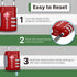 TSA Accepted 3 Digit Combination Cable Luggage Lock - Red
