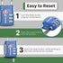 TSA Accepted 3 Digit Combination Cable Luggage Lock - Blue