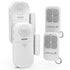 130dB Wireless Window/Door Alarm Sensors withRemote Control - White