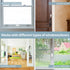 130dB Wireless Window/Door Alarm Sensors withRemote Control - White