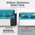 Ultrasonic Cleaner with Touch Control Panel and LED Display (600mL)