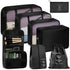 8-Piece Complete Travel Luggage Organizer Set