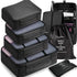 8-Piece Complete Travel Luggage Organizer Set