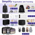 8-Piece Complete Travel Luggage Organizer Set