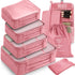 8-Piece Complete Travel Luggage Organizer Set