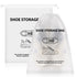 Fosmon Shoe Bags for Travel, Drawstring Shoe Bag Organizer, Travel Shoe Bags for Packing in Suitcase Gym Travelling, Waterproof Shoe Travel Bag