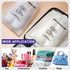 Waterproof Translucent Design Adjustable Drawstring Closure Shoe Bag (13 x 17”)