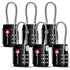 TSA Approved 3 Digit Combination Cable Luggage Lock - Black