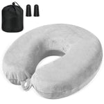 Fosmon Kids Travel Pillow, Kids Neck Pillows for Travel, Memory Foam Travel Pillow for Kids, Travel Neck Pillow with Washable Cover & Ear Plugs