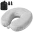 Fosmon Kids Travel Pillow, Kids Neck Pillows for Travel, Memory Foam Travel Pillow for Kids, Travel Neck Pillow with Washable Cover & Ear Plugs