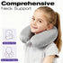 Fosmon Kids Travel Pillow, Kids Neck Pillows for Travel, Memory Foam Travel Pillow for Kids, Travel Neck Pillow with Washable Cover & Ear Plugs