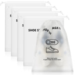 Fosmon Shoe Bags for Travel, Drawstring Shoe Bag Organizer, Travel Shoe Bags for Packing in Suitcase Gym Travelling, Waterproof Shoe Travel Bag