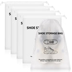 Fosmon Shoe Bags for Travel, Drawstring Shoe Bag Organizer, Travel Shoe Bags for Packing in Suitcase Gym Travelling, Waterproof Shoe Travel Bag
