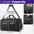 Fosmon Foldable 65L Duffle Bag with Shoes Compartment for Travel and Gym