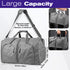 Fosmon Foldable 65L Duffle Bag with Shoes Compartment for Travel and Gym