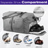 Fosmon Foldable 65L Duffle Bag with Shoes Compartment for Travel and Gym