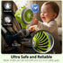 Fosmon 5-in-1 Baby Stroller Fan with Flexible Tripod, Rechargeable 5000mAh Portable Fan with Bluetooth Speaker & RGB Night Light
