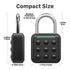 Fosmon Digital Combination Padlock, IP67 Waterproof 6-Digit Keypad Locker Lock for Gym, School, Gates and Sheds
