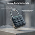 Fosmon Digital Combination Padlock, IP67 Waterproof 6-Digit Keypad Locker Lock for Gym, School, Gates and Sheds