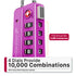 Fosmon TSA Approved Luggage Cable Lock, 4-Digit Combination & Open Indicator