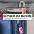 Fosmon TSA Approved Luggage Cable Lock, 4-Digit Combination & Open Indicator