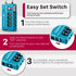 Fosmon TSA Approved Luggage Cable Lock, 4-Digit Combination & Open Indicator