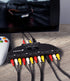 4-Way Audio Video AV RCA Composite Switch Selector Box Splitter Combiner with S-Video