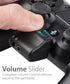 Headset Audio Adapter with Volume and Mute Controls for PS4 DualShock Controller
