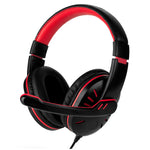 3.5mm Over the Ear Gaming Headset with Microphone and Audio Controls for PS4, Smartphones, and Tablets