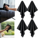 Fosmon Microfiber Cleaning Cloths (4 Pack), 16 x 16 inch Extra Large Dust Rag Towels for LCD Screen, Digital Video Camera Lens, Laptop, HDTV, PC, Monitor Screen, Smartphones, Tablet, and More