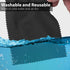Fosmon Microfiber Cleaning Cloth - 6 x 7 inches - Black- 15 Pack