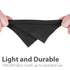Fosmon Microfiber Cleaning Cloth - 6 x 7 inches - Black- 15 Pack