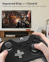 Fosmon Silicone Thumb Grip Caps for Xbox One and Xbox One X - Black (4 pack / 2 Pair)