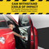 Fosmon Garage Wall Protector 78"x7.8"x0.25" (2 Roll), Diamond Shape EVA Foam (Withstand Up to 300LB Impact) with Fiberglass Mesh Self Adhesive Foam Strip for Car Door Bumper Guard Parking Assist
