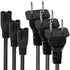 Fosmon US Outlet Figure 8 Power Cord / PA-14 (18AWG) -5ft - 3 Pack