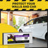 Fosmon Garage Wall Car Door Protector - Black - 2 Pack (400x150x20MM)