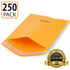 Fosmon #0 Extra Wide Kraft Bubble Mailer 6.5x10 6x10, Padded Strong Adhesive Shipping Mailing Envelopes for Book, Game, Jewelry, Gift, Cards