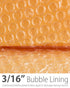 Fosmon #00 Kraft Bubble Mailer 5.5" x 10", Padded Shipping Envelopes