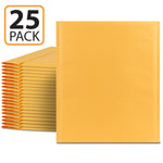 Fosmon #00 Kraft Bubble Mailer 5.5" x 10", Padded Shipping Envelopes
