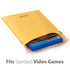 Fosmon #00 Kraft Bubble Mailer 5.5" x 10", Padded Shipping Envelopes