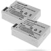 Fosmon 2000mAh Replacement Battery Compatible with Canon LP-E8, LPE8, EOS 700D, 550D, 600D, 650D, Rebel T2i, T3i, T4i, T5i, Kiss X5, X6i - 2 Pack