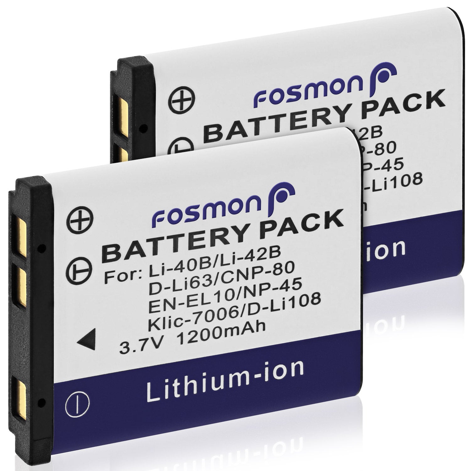 HOSAN EN-EL10 Batterijset – 2 Stuks + USB-lader, 1000mAh, Vervangend Voor Nikon, Ideaal Op Reis