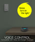 BRAUMM Single-Pole Smart Light Switch, Works with Alexa and Google Assistant Voice Control