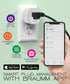 BRAUMM [ETL Listed] AC120V/60Hz 10A Wi-Fi Smart Plug - White