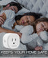 BRAUMM [ETL Listed] AC120V/60Hz 10A Wi-Fi Smart Plug - White