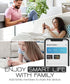 BRAUMM [ETL Listed] AC120V/60Hz 10A Wi-Fi Smart Plug - White