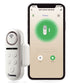 Braumm Wifi Smart Door and Window Alarm Sensor, Manually and APP Control Wireless Security System, Universal Installation, Compatible with Alexa and Google Assistant Voice Control
