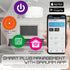 BRAUMM [ETL Listed] AC120V/60Hz 10A Wi-Fi Smart Plug - White (Supports Alexa and Google Home) Model P12