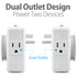 24-hour Dual Outlet 15 Amp AC Mechanical Outlet Timer